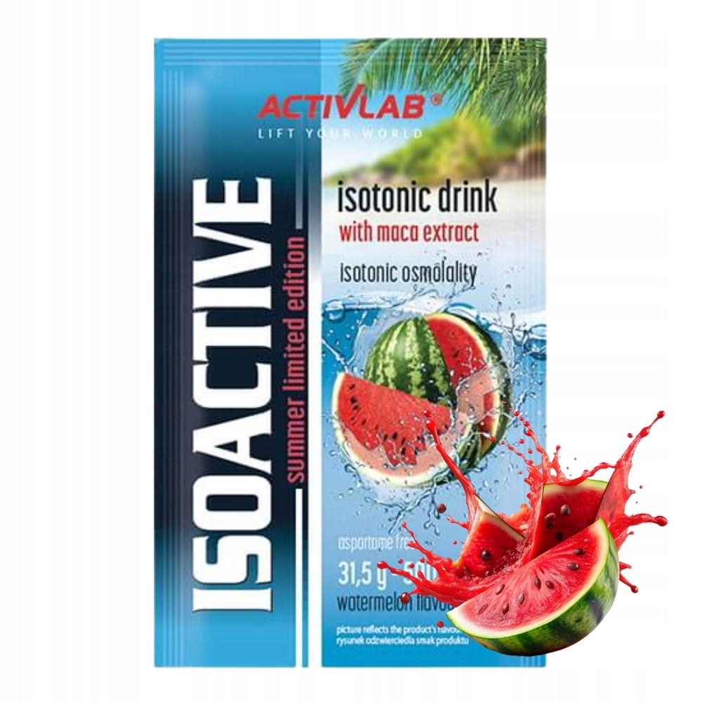 ACTIVLAB ISO ACTIVE 31.5 g ISOTONIC DRINK CARBOHYDRATES VITAMINS MINERALS