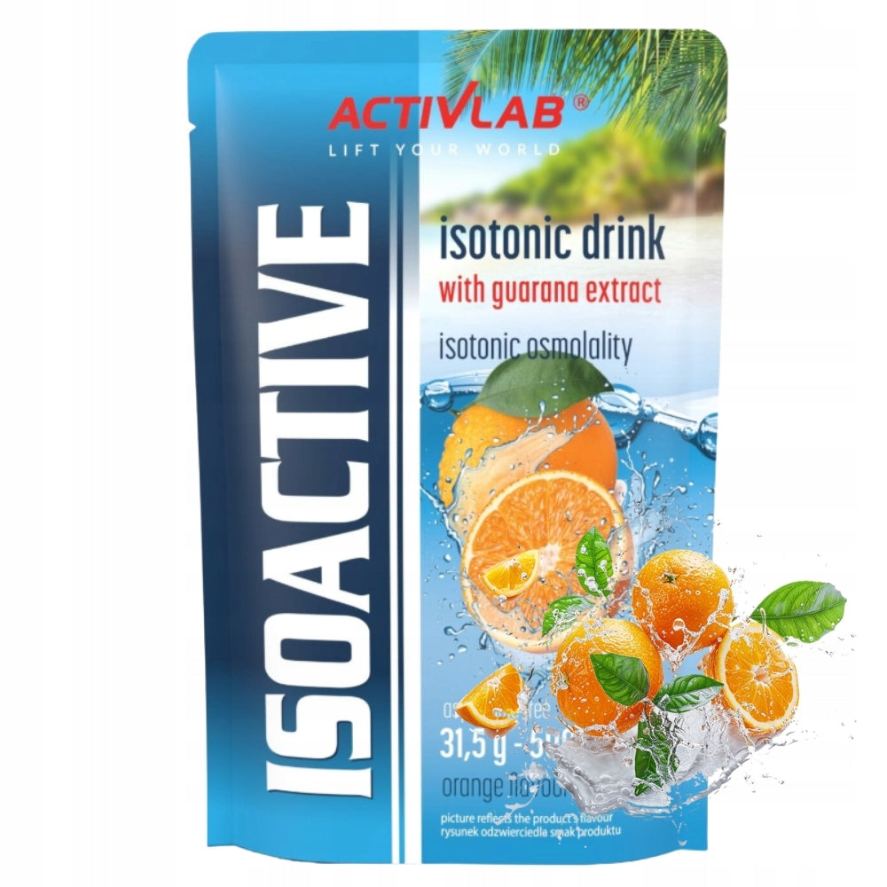 ACTIVLAB ISO ACTIVE 31.5 g ISOTONIC DRINK GUARANA SODIUM POTASSIUM MAGNESIUM
