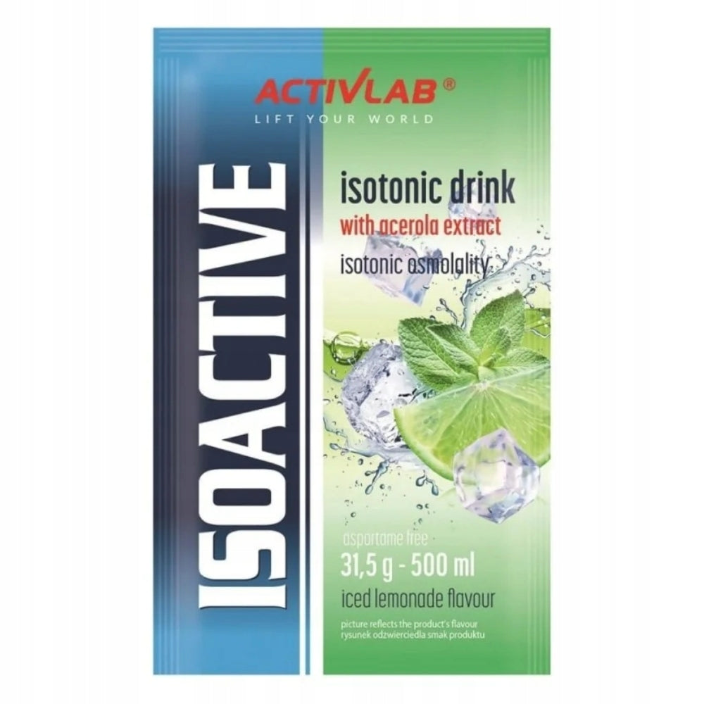 ACTIVLAB ISO ACTIVE 31.5 g ISOTONIC DRINK STIMULATION SODIUM POTASSIUM MAGNESIUM Manufacturer code ACTIV/1565/D