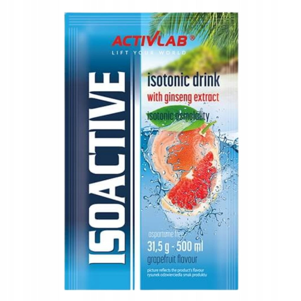 ACTIVLAB ISO ACTIVE 31.5 g ISOTONIC DRINK VITAMIN B C MINERALS CHLORIDES Expiration date at least six months from the date of purchase
