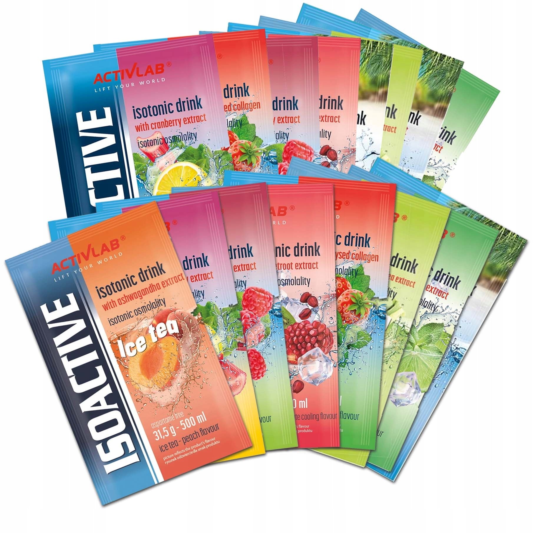 ACTIVLAB ISOACTIVE ISOTONIC MIX OF ALL FLAVOURS Brand Activlab