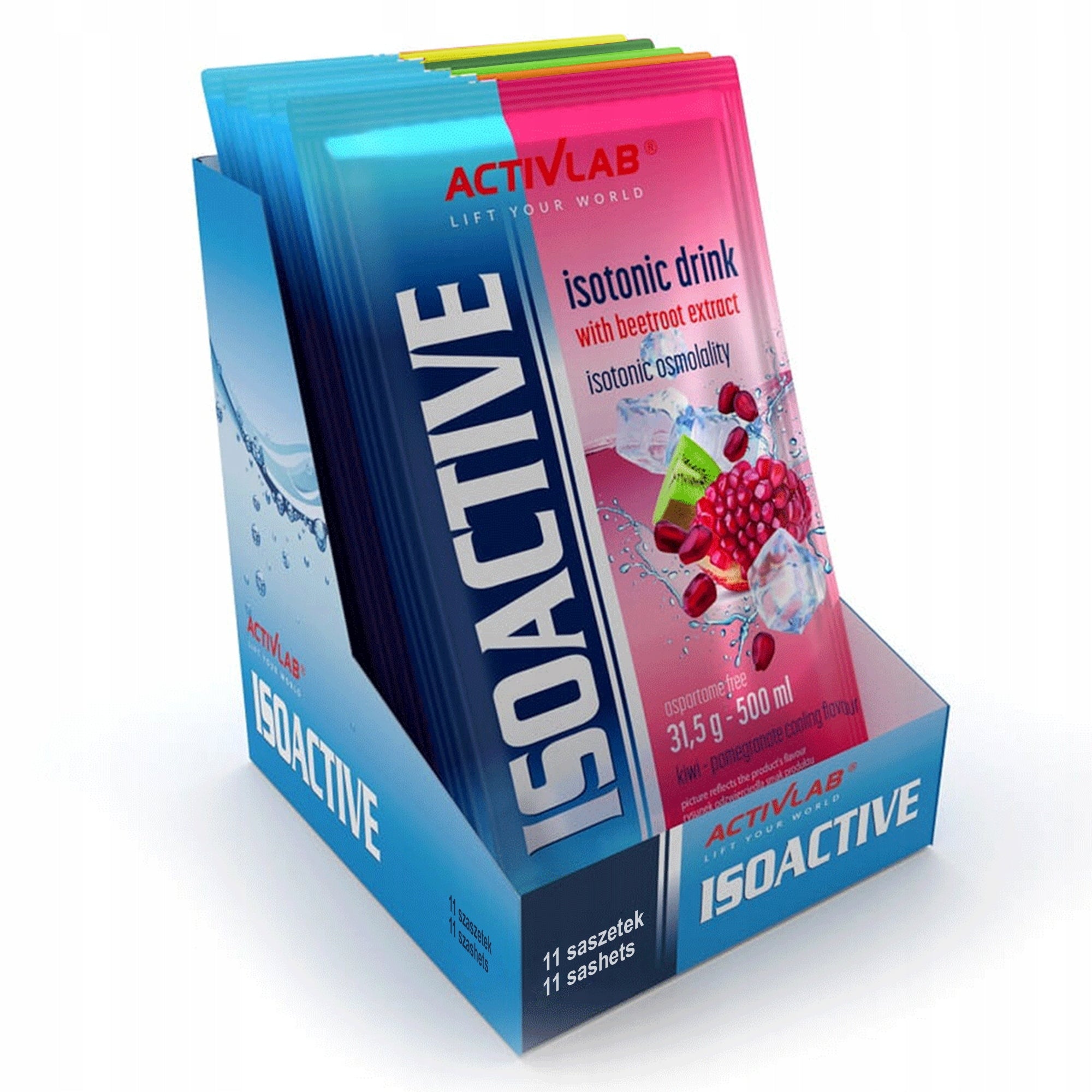 ACTIVLAB ISOACTIVE ISOTONIC MIX OF ALL FLAVOURS Expiration date at least 1 month from the date of purchase