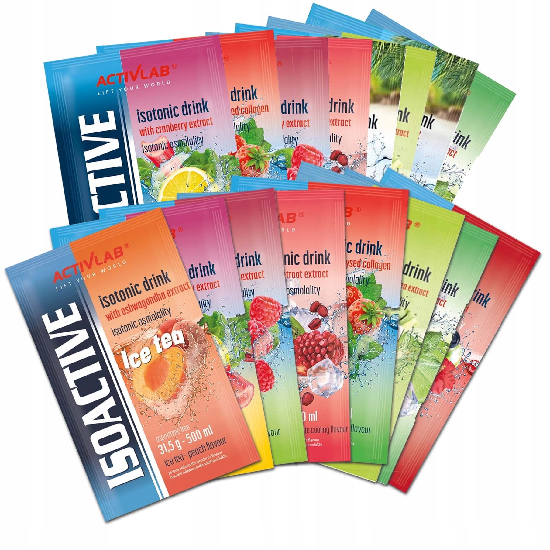 ACTIVLAB ISOACTIVE ISOTONIC MIX OF ALL FLAVOURS