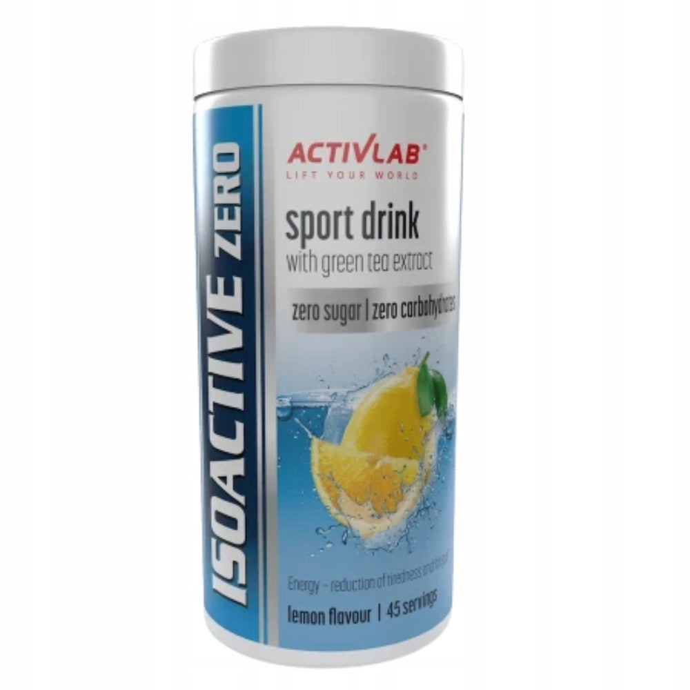 ACTIVLAB ISOACTIVE ZERO 225g ELECTROLYTES WITHOUT SUGAR HYDRATION Expiration date at least six months from the date of purchase