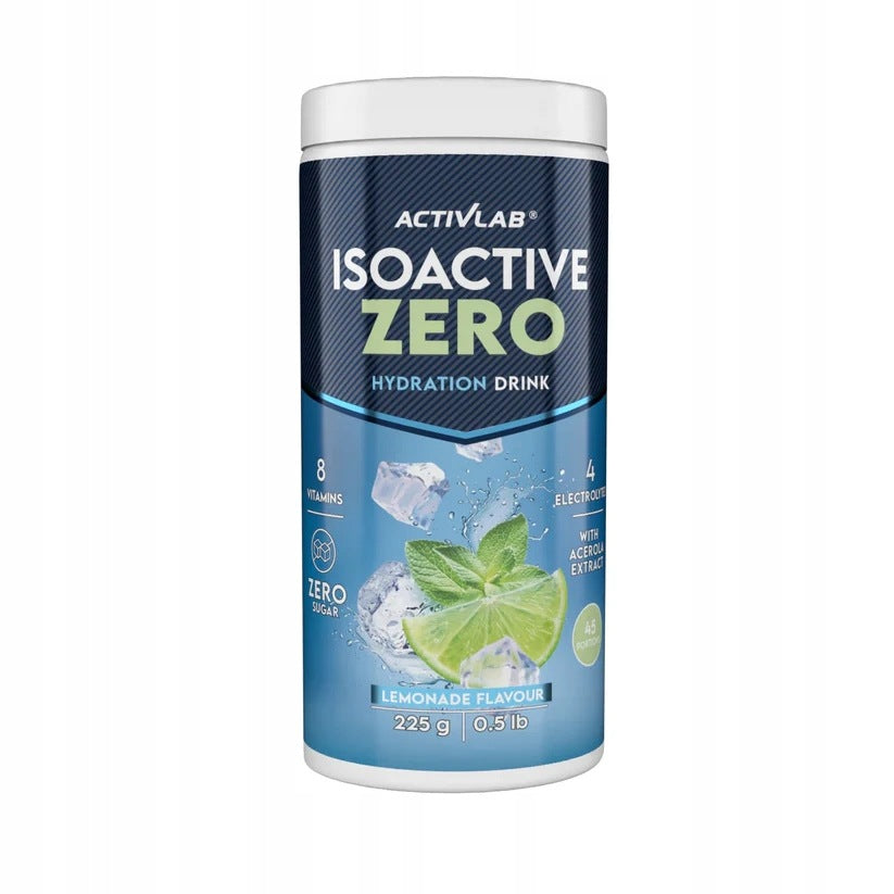 ACTIVLAB ISOACTIVE ZERO 225g ELECTROLYTES WITHOUT SUGAR taste frozen lemonade