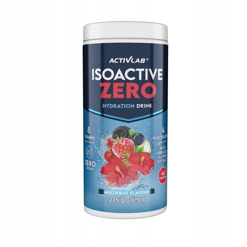 ACTIVLAB ISOACTIVE ZERO 225g ELECTROLYTES WITHOUT SUGAR taste multifruit