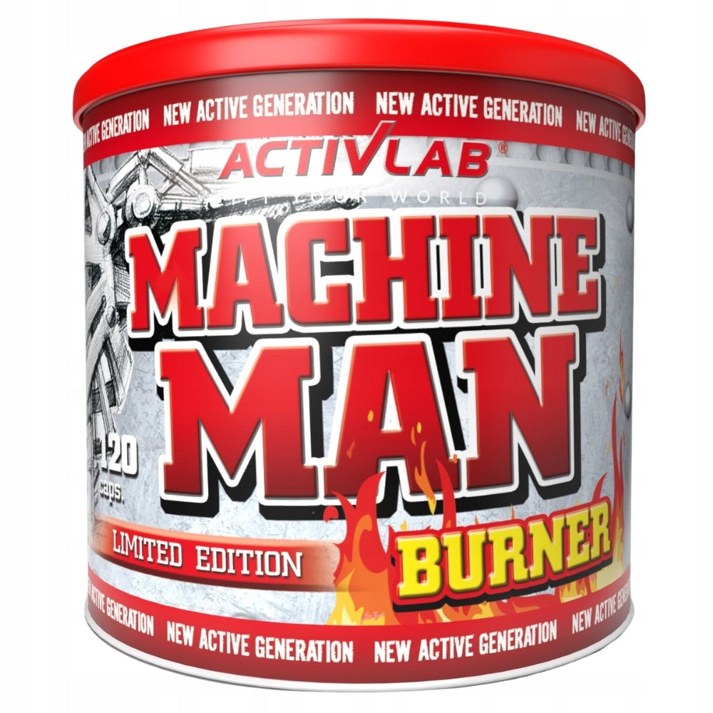 ACTIVLAB MACHINE MAN BURNER 120 kaps- POWERFUL FAT BURNER FOR ACTIVE