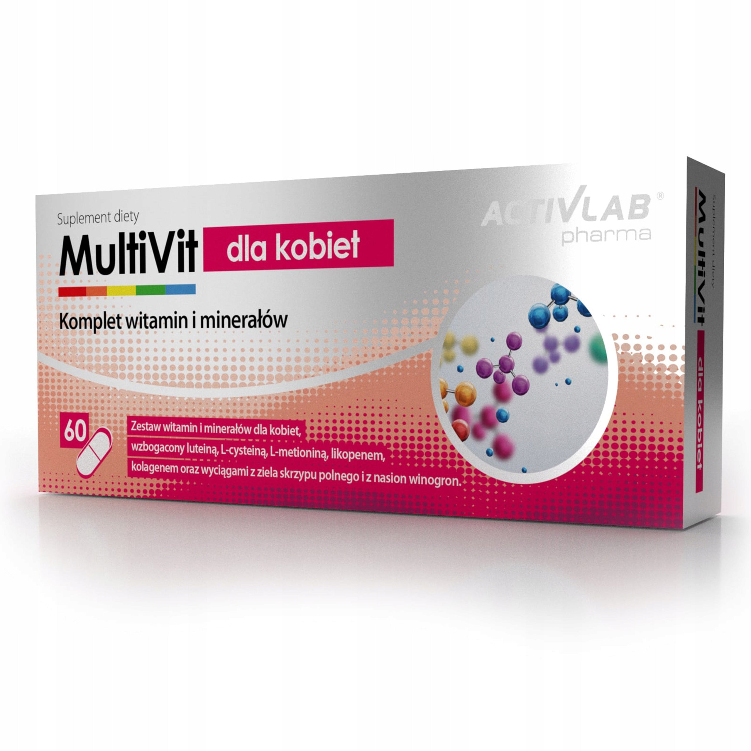 ACTIVLAB MULTIVIT FOR WOMEN 60 CAPSULES VITAMIN AND MINERAL COMPLEX Medical device no