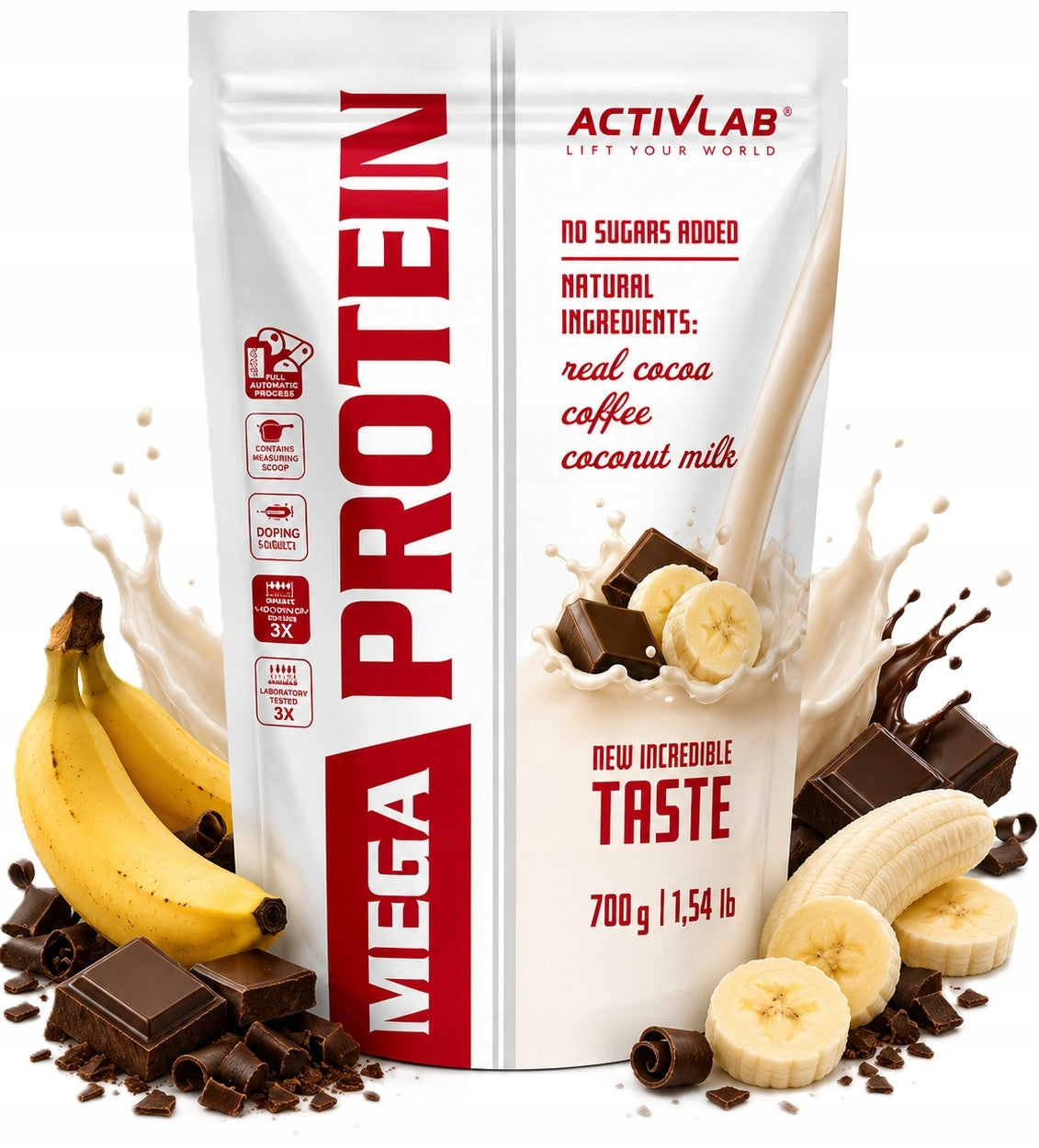 ACTIVLAB Mega Protein protein creatine mass 700 g chocolate banana