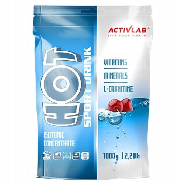 ACTIVLAB SPORT DRINK HOT ISOTONIC CONCENTRATE POWDER COALS ENERGY 1kg Manufacturer code izotonik w proszku, nawodnienie, energia 3 kg