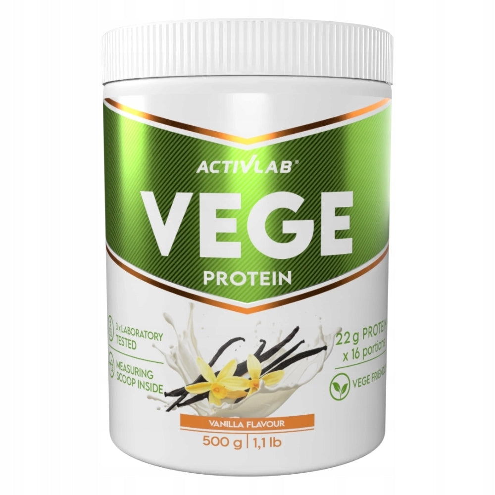 ACTIVLAB VEGE PROTEIN 500g PLANT PROTEIN SUPPLEMENT FOR REGENERATION FIBER