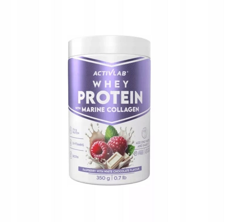 ACTIVLAB WHEY PROTEIN SUPPLEMENT RASPBERRY WITH WHITE CHOCOLATE 350G