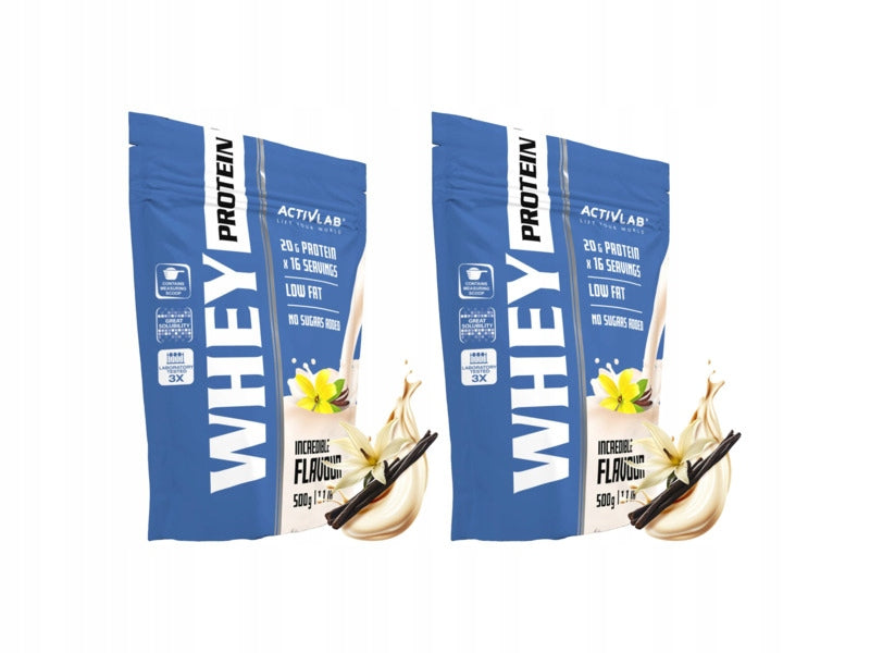 ACTIVLAB Whey Protein WPC 85 Vanilla (500 g) x 2 pcs.
