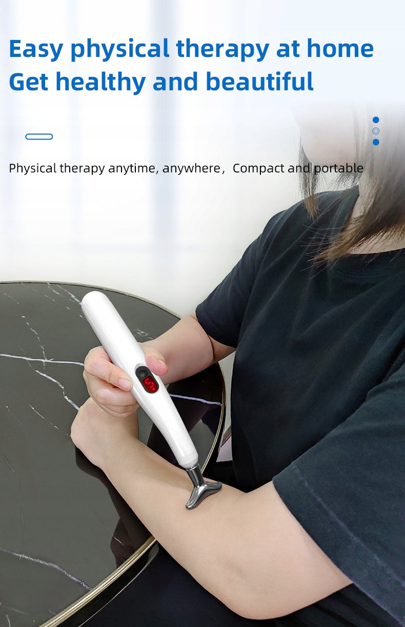 ACUPUNCTURE DEVICE ELECTROSTIMULATION MERIDIAN LASER + INSTRUCTIONS Batteries included yes