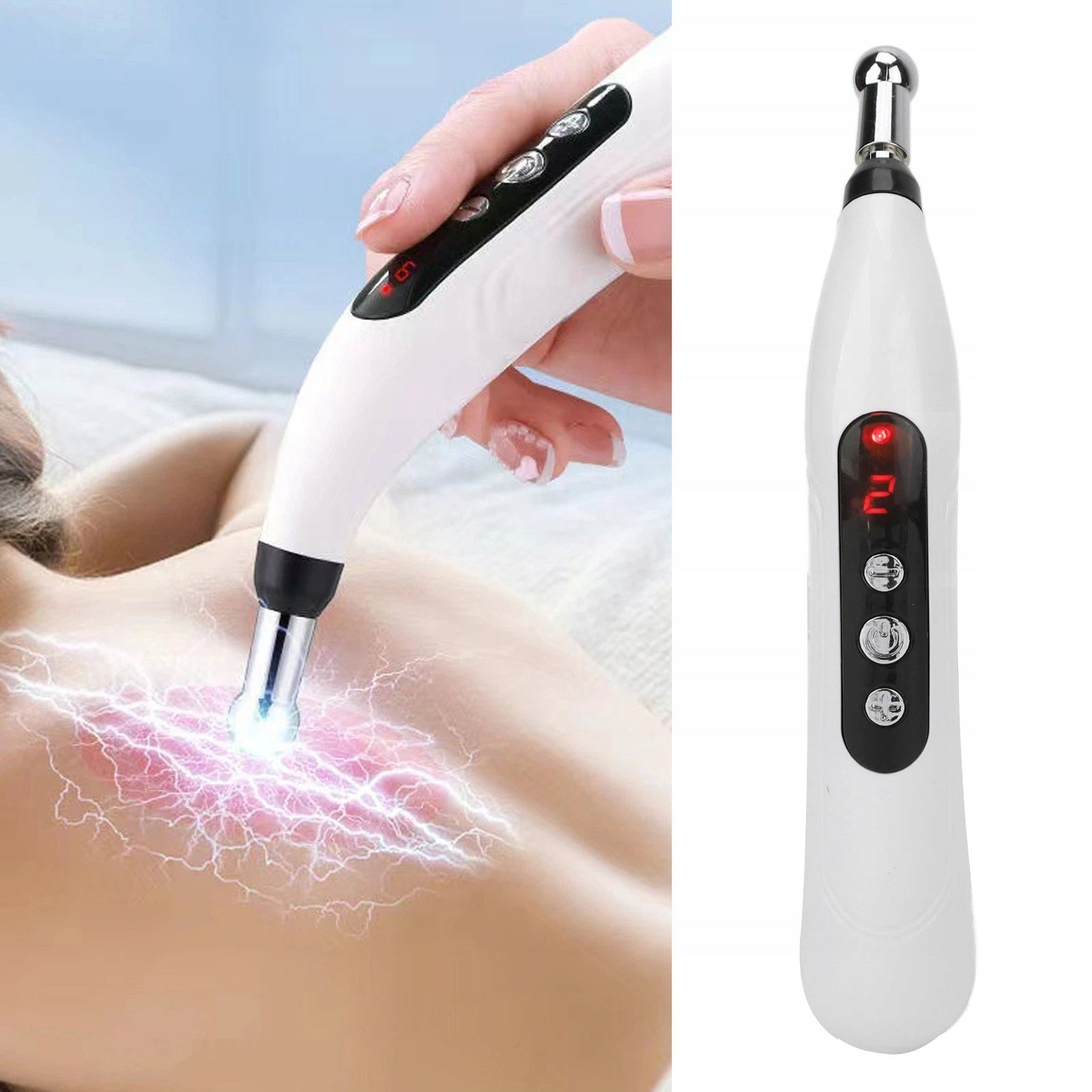 ACUPUNCTURE PEN MASSAGES MERIDIAN PEN ACUPUNCTURE USB 5 TIPS Manufacturer code BNTRADE_DŁUGOPIS_AKUPUNKTURA