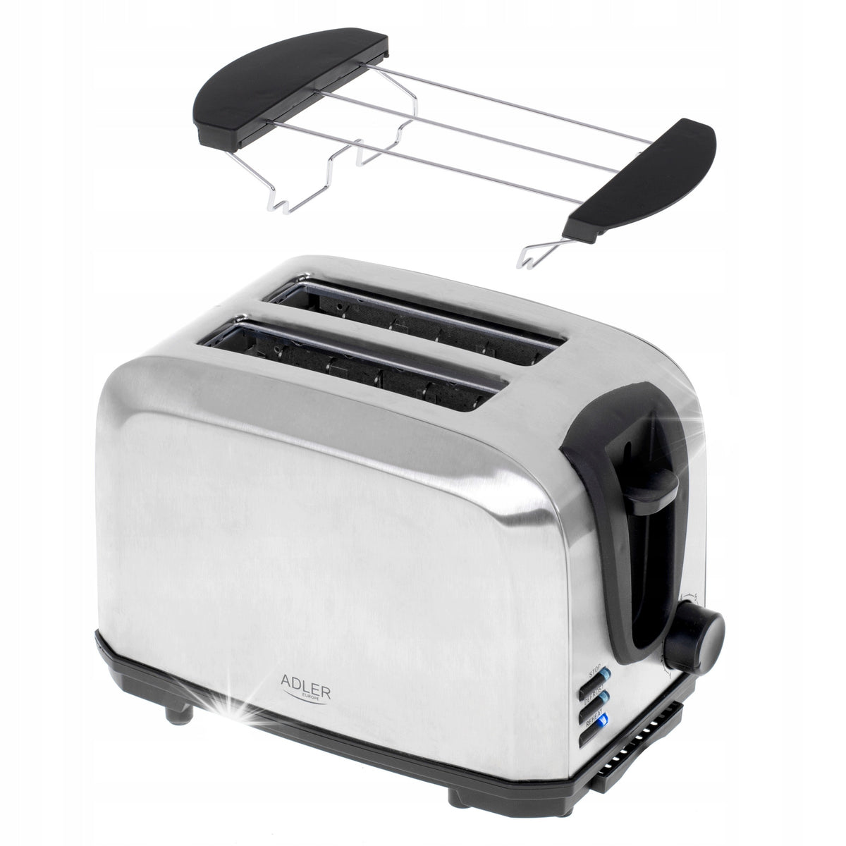 AD 3222 Toaster with grate for rolls