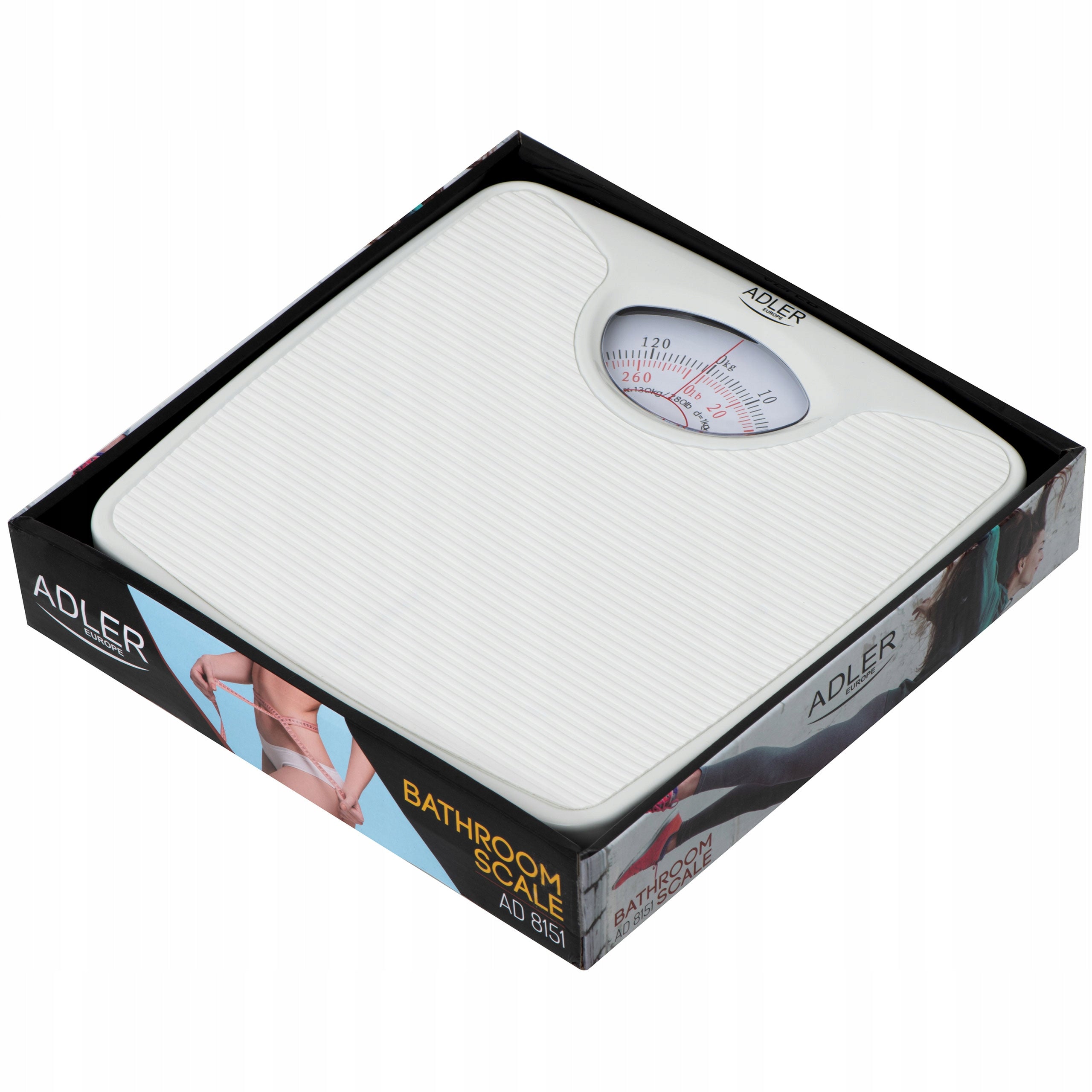 AD 8151 white Mechanical bathroom scale Model 601642519