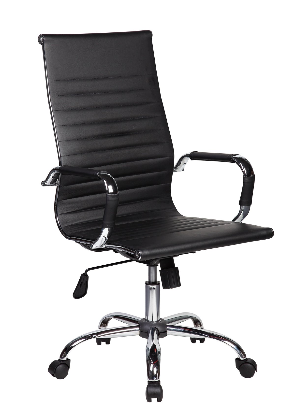 ADAM OFFICE CHAIR Swivel ERGONOMIC CHAIR Black Comfortable Faux Leather