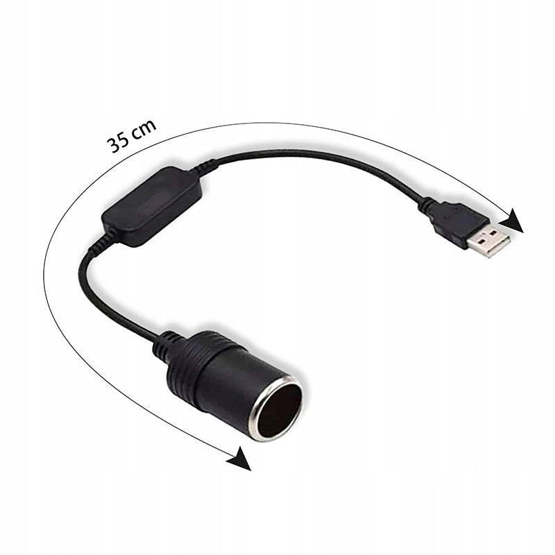 ADAPTER AUTO CONVERTER USB CIGARETTE LIGHTER SOCKET Packaging status original