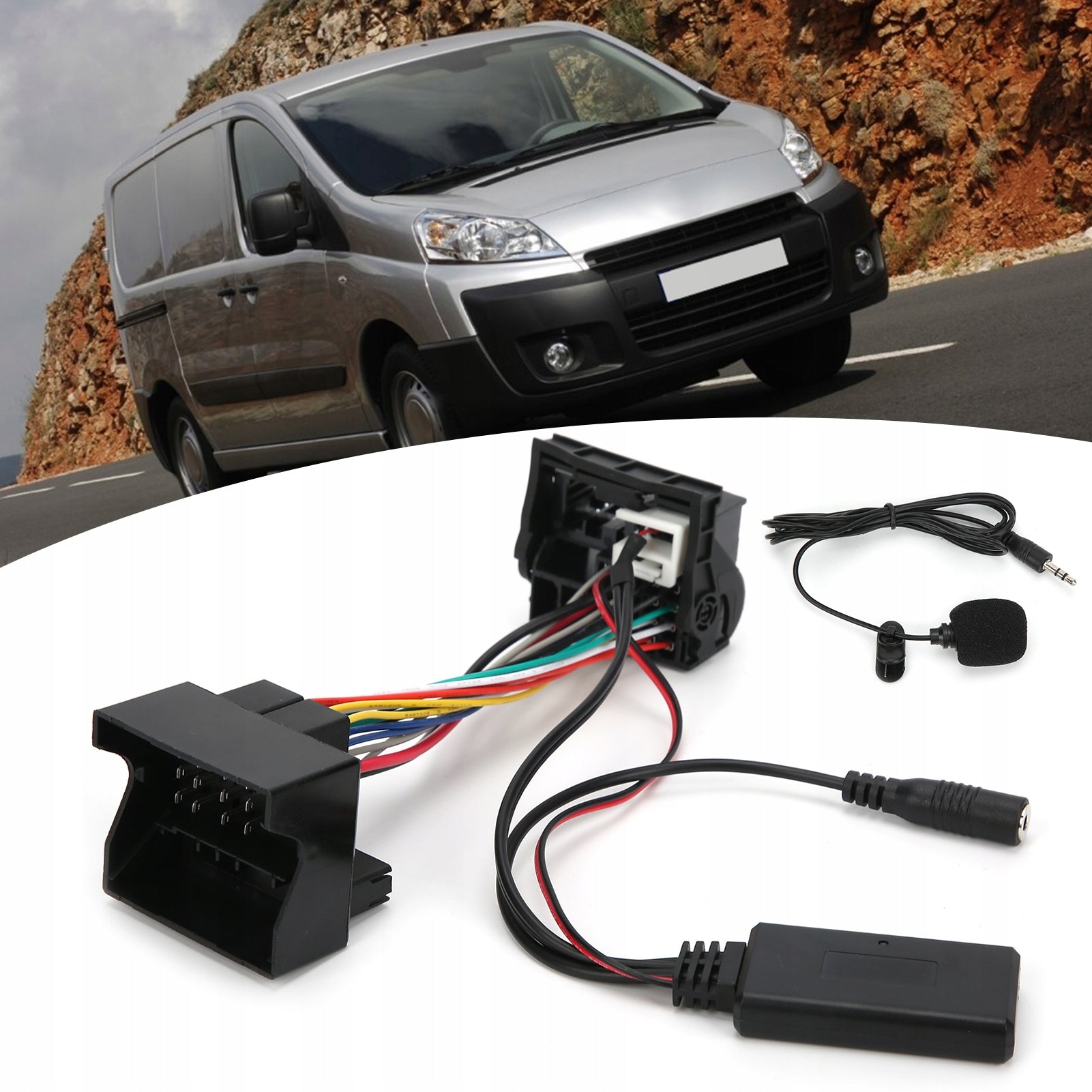 ADAPTER BLUETOOTH MODULE 12PIN DLEPEUGEOT 207, 307, 407 AND 308 AUX CABLE Manufacturer code 1610210036411
