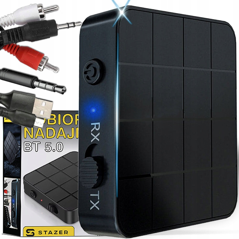 ADAPTER BLUETOOTH TRANSMITTER RECEIVER TRANSMITTER BT 5.0 AUX RCA MINI JACK