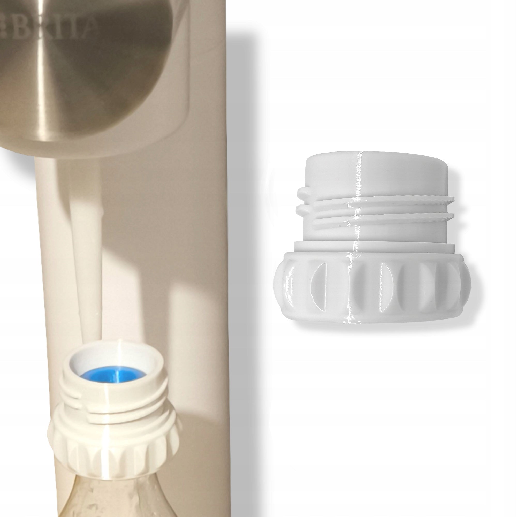 ADAPTER BUTELEK PET DLA SATURATORA BRITA SODAONE - BIAŁY