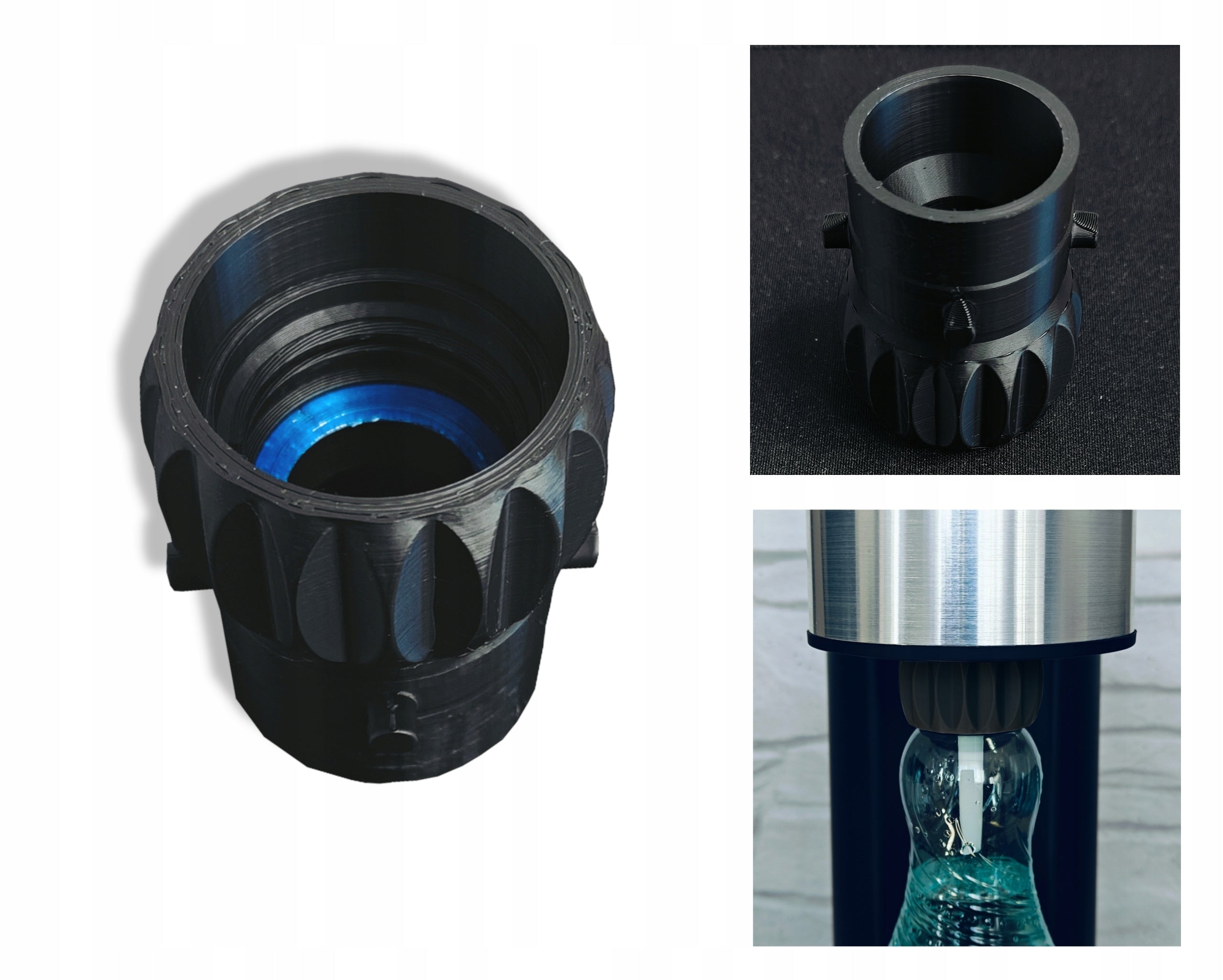ADAPTER BUTELEK PET DO SATURATORA LEVIVO SODA Levivo Soda - CZARNY