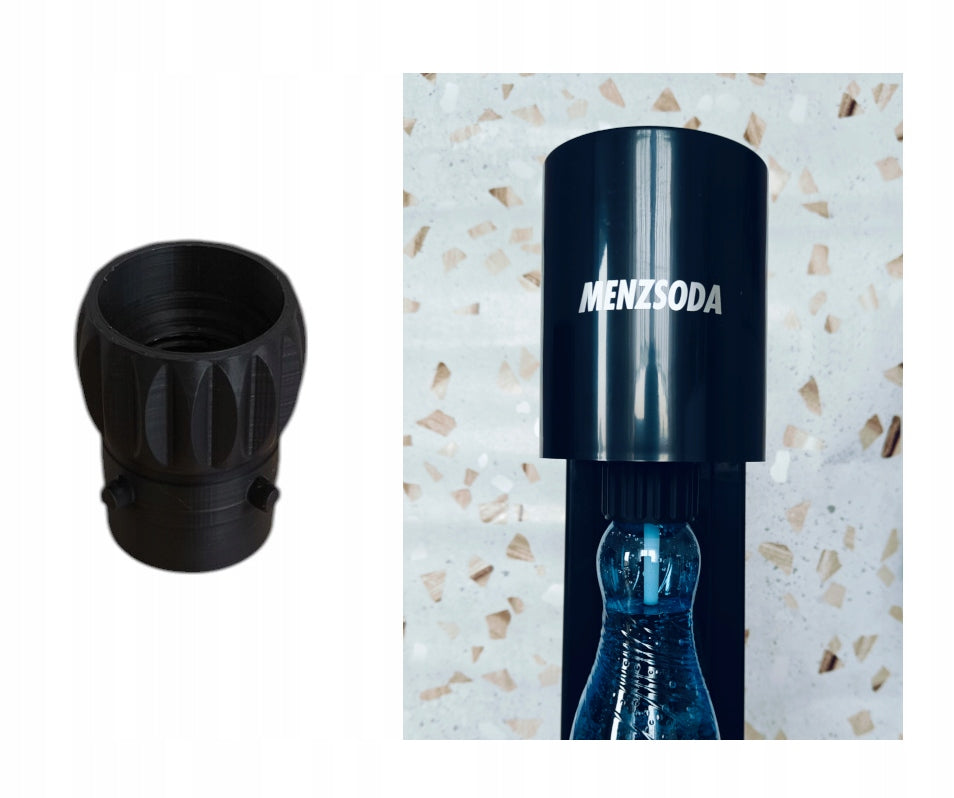 ADAPTER BUTELEK PET DO SATURATORA MENZSODA MENZOSODA MENZ SODA CZARNY