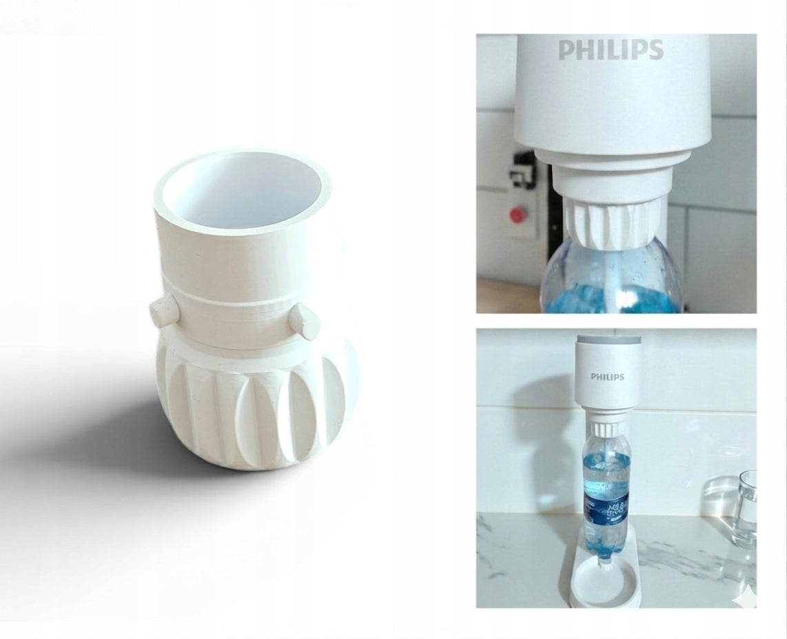 ADAPTER BUTELEK PET DO SATURATORA PHILIPS 4901 QuickTwist Quick Twist BIAŁY