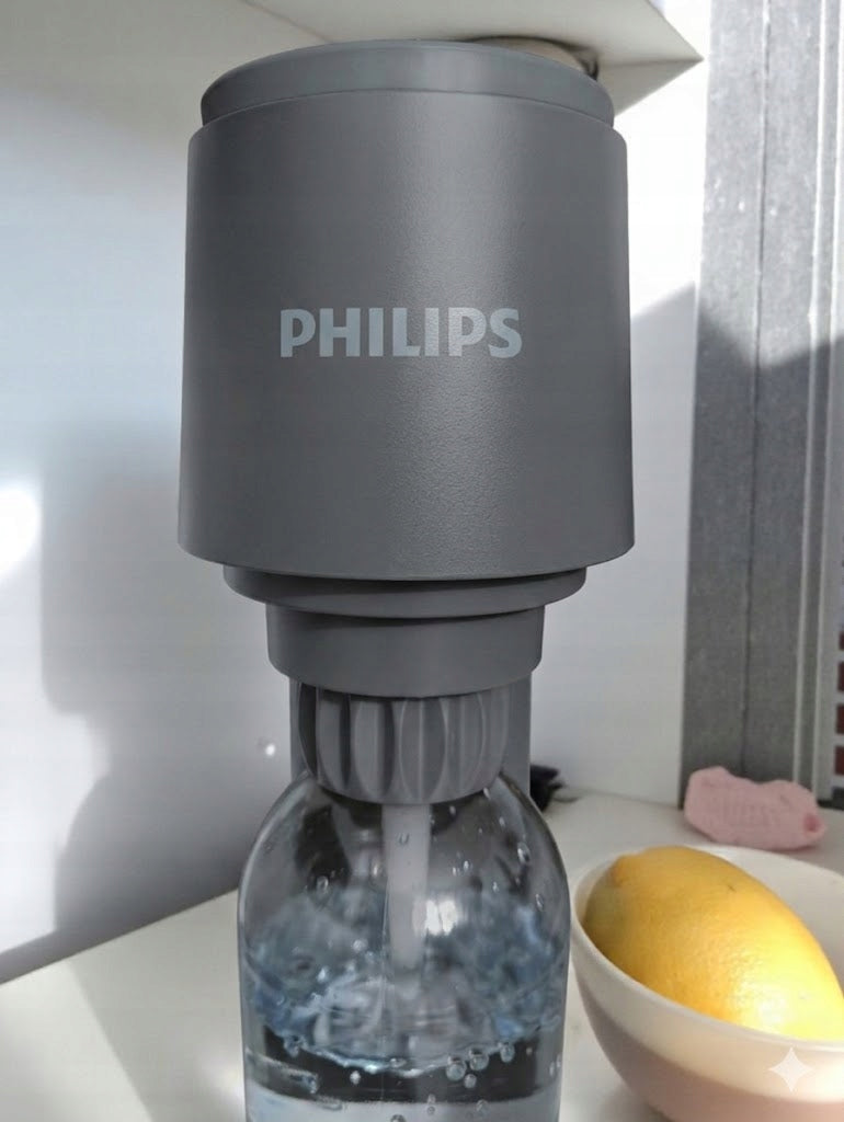 ADAPTER BUTELEK PET DO SATURATORA PHILIPS 4901 QuickTwist Quick Twist SZARY Dominant color gray