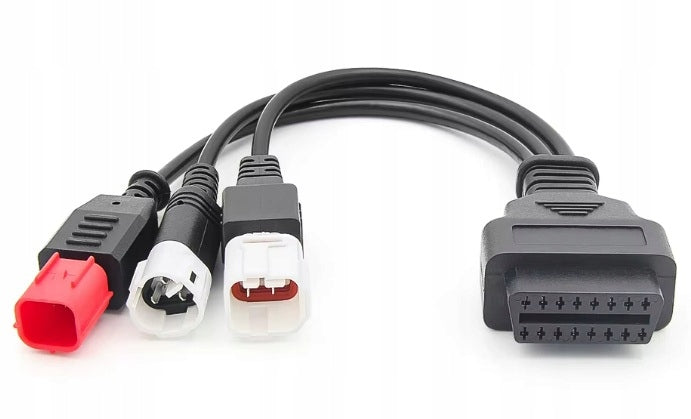ADAPTER CABLE OBD2 YAMAHA HONDA 3 PIN 4 PIN 6 PIN Manufacturer code KABEL ADAPTER HONDA YAMAHA 3 PIN 4 PIN 6 PIN
