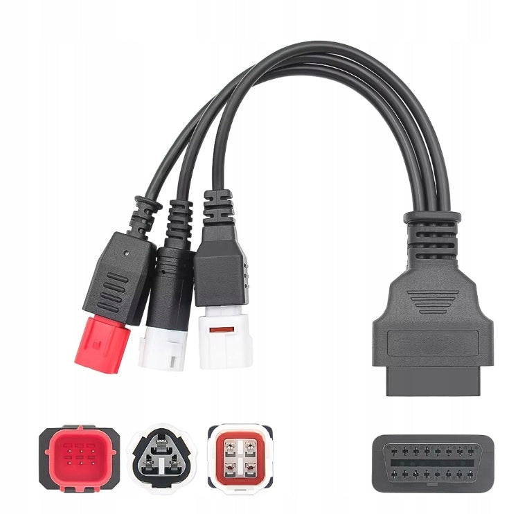ADAPTER CABLE OBD2 YAMAHA HONDA 3 PIN 4 PIN 6 PIN