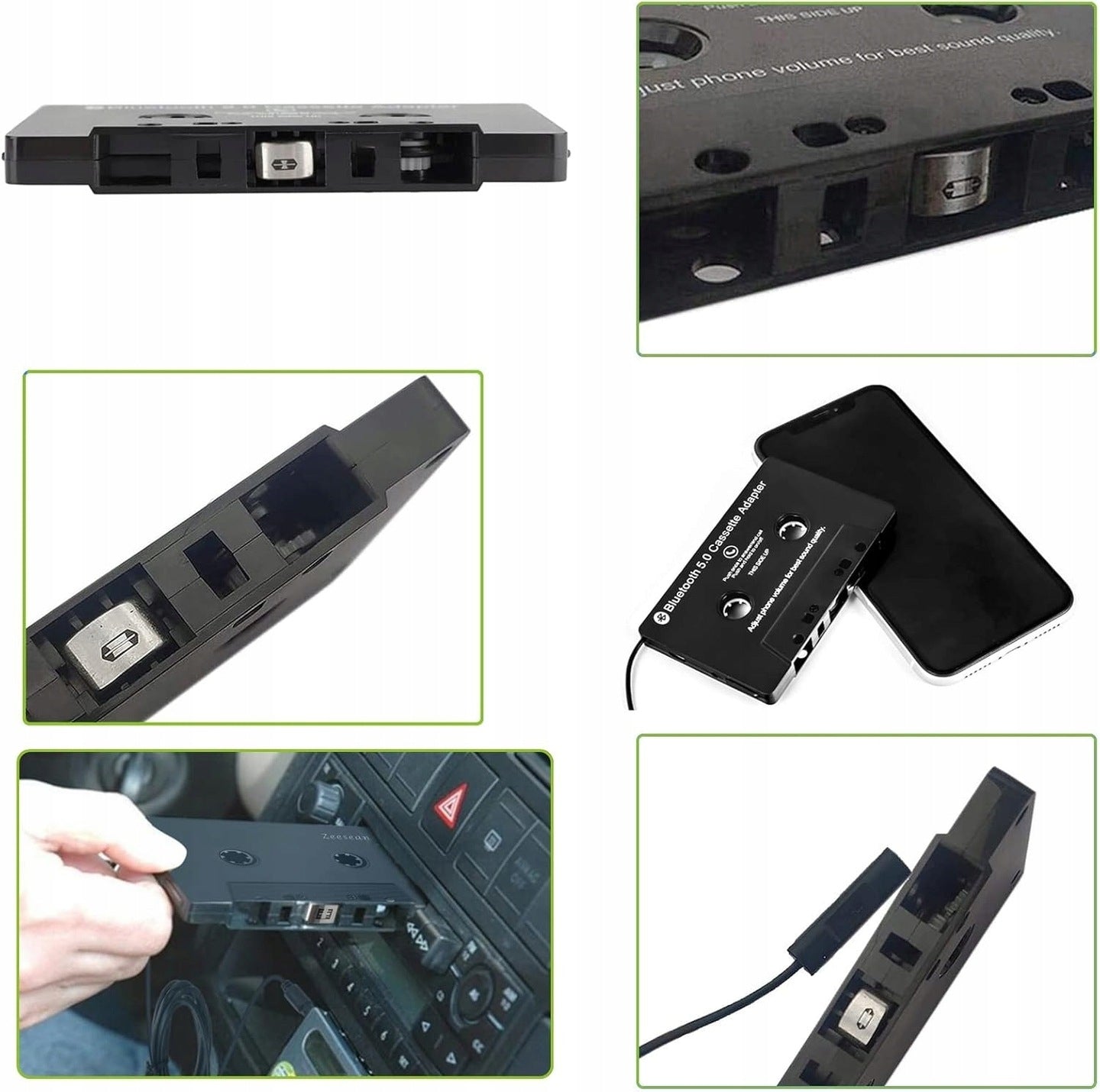 ADAPTER CONVERTER BLUETOOTH TRANSMITTER 5.0 BT CASSETTE Manufacturer code 13568037087
