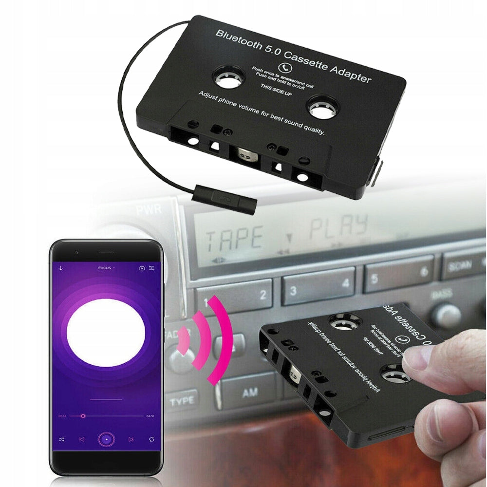ADAPTER CONVERTER BLUETOOTH TRANSMITTER 5.0 BT CASSETTE Packaging status original