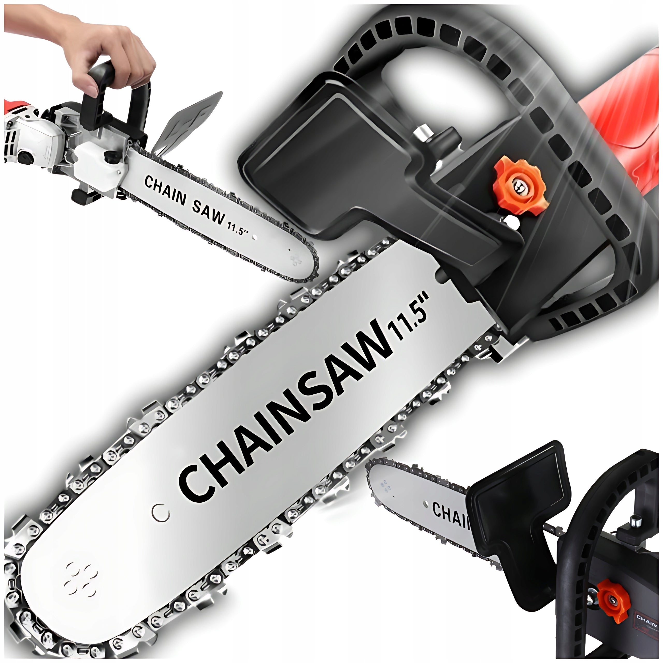 ADAPTER FOR ANGLE GRINDER CHAINSAW ATTACHMENT +LUBRICATION SET