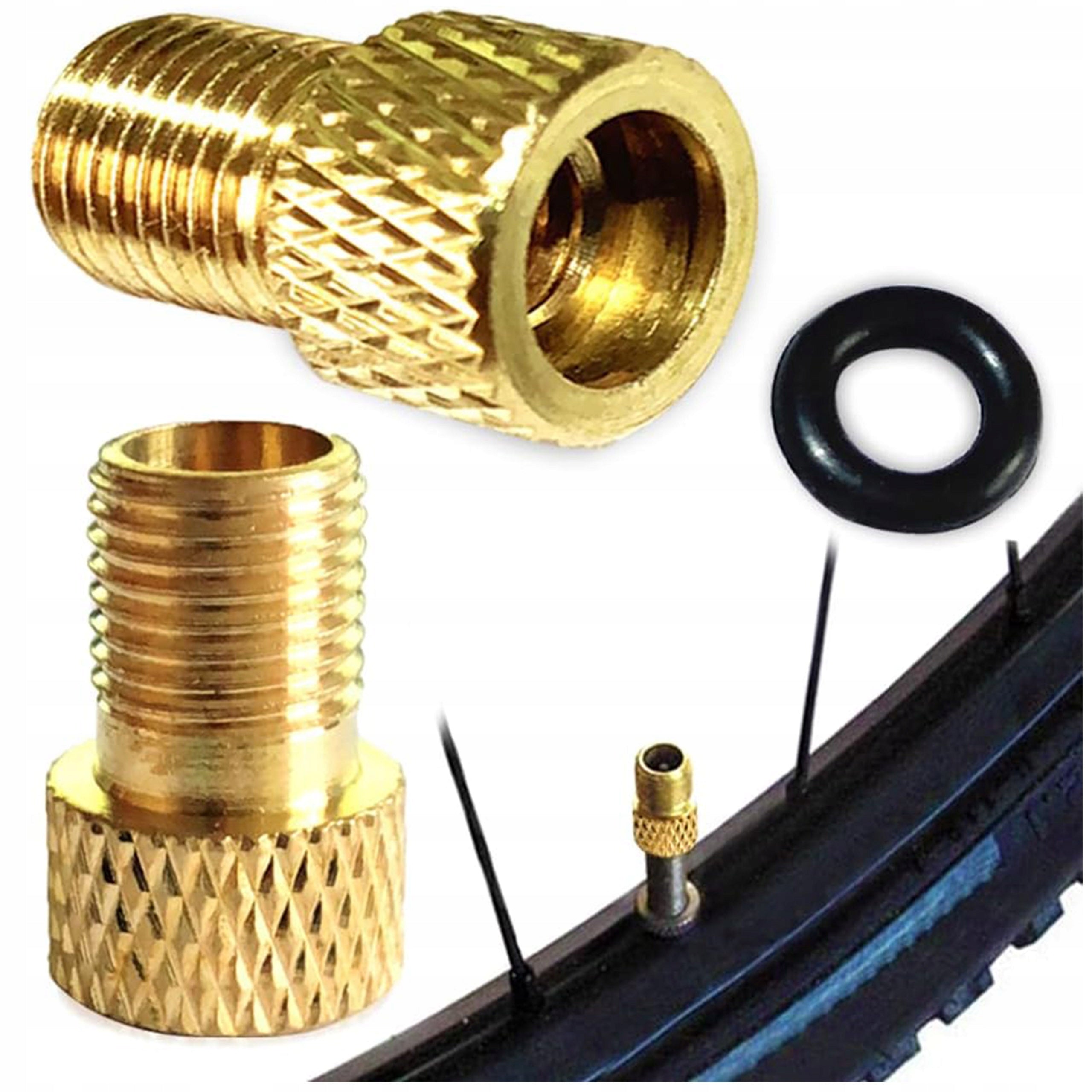 ADAPTER FOR BICYCLE VALVE PUMPING REDUCTION FROM FV/DV TO CAR AV Manufacturer code Adapter wentyla rowerowego