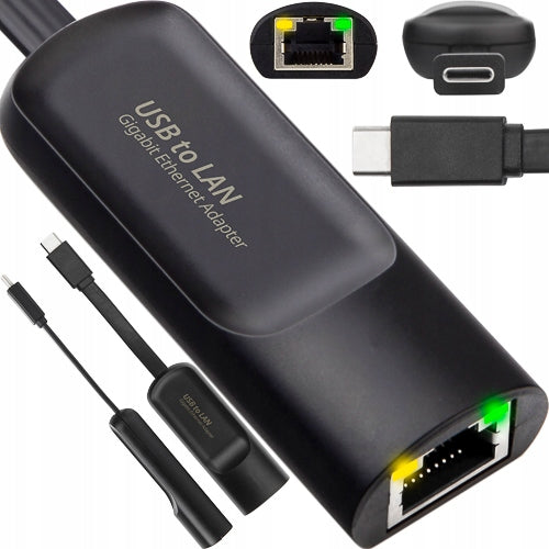 ADAPTER GIGABIT NETWORK ADAPTER LAN RJ45 1000Mb 1Gb USB TYPE C Manufacturer code TK-153GEC