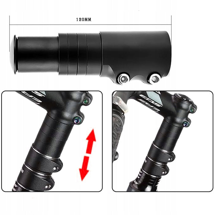 ADAPTER HANDLEBAR BRACKET EXTENSION ALUMINUM BRIDGE ADJUSTABLE A-HEAD Brand no brand
