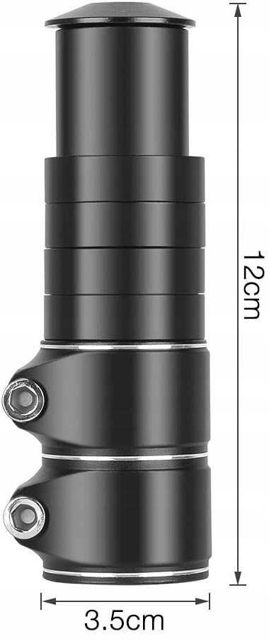 ADAPTER HANDLEBAR BRACKET EXTENSION NOSE A-HEAD Color black