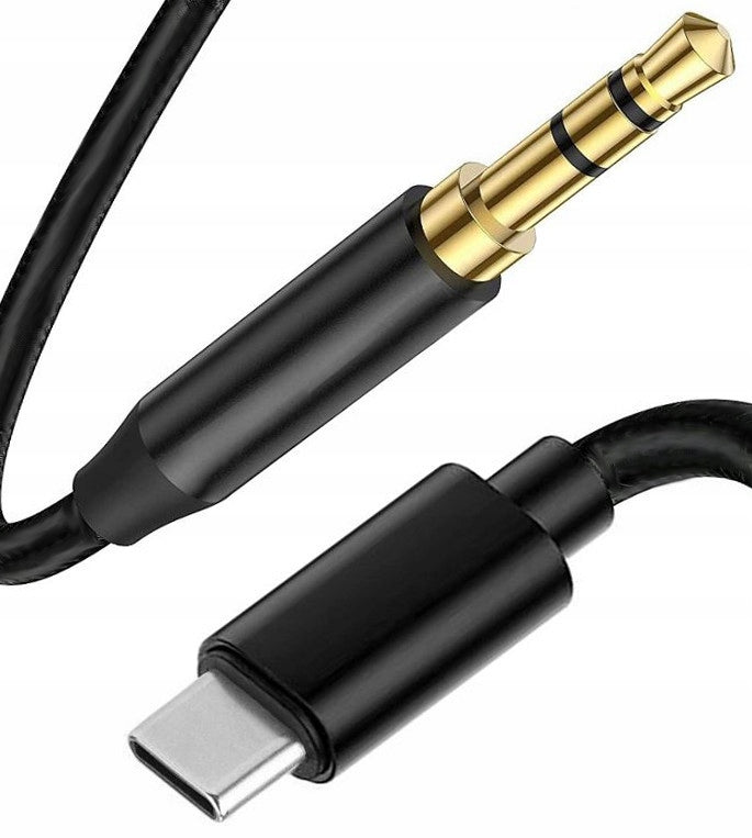 Kabelis Joyroom stereo audio AUX cable 3,5 mm mini jack - USB Type C for smartphone, 1 m (SY-A03)