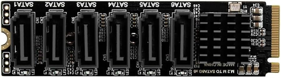 ADAPTER M.2 TO 6 PORTS SATA PCIE 3.0 EXTENSION Manufacturer AM