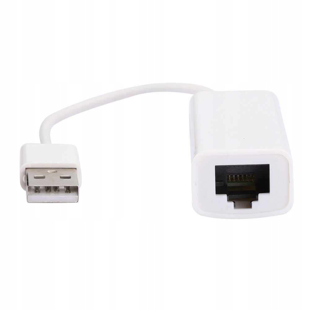 ADAPTER NETWORK CARD USB 2.0 RJ45 WHITE