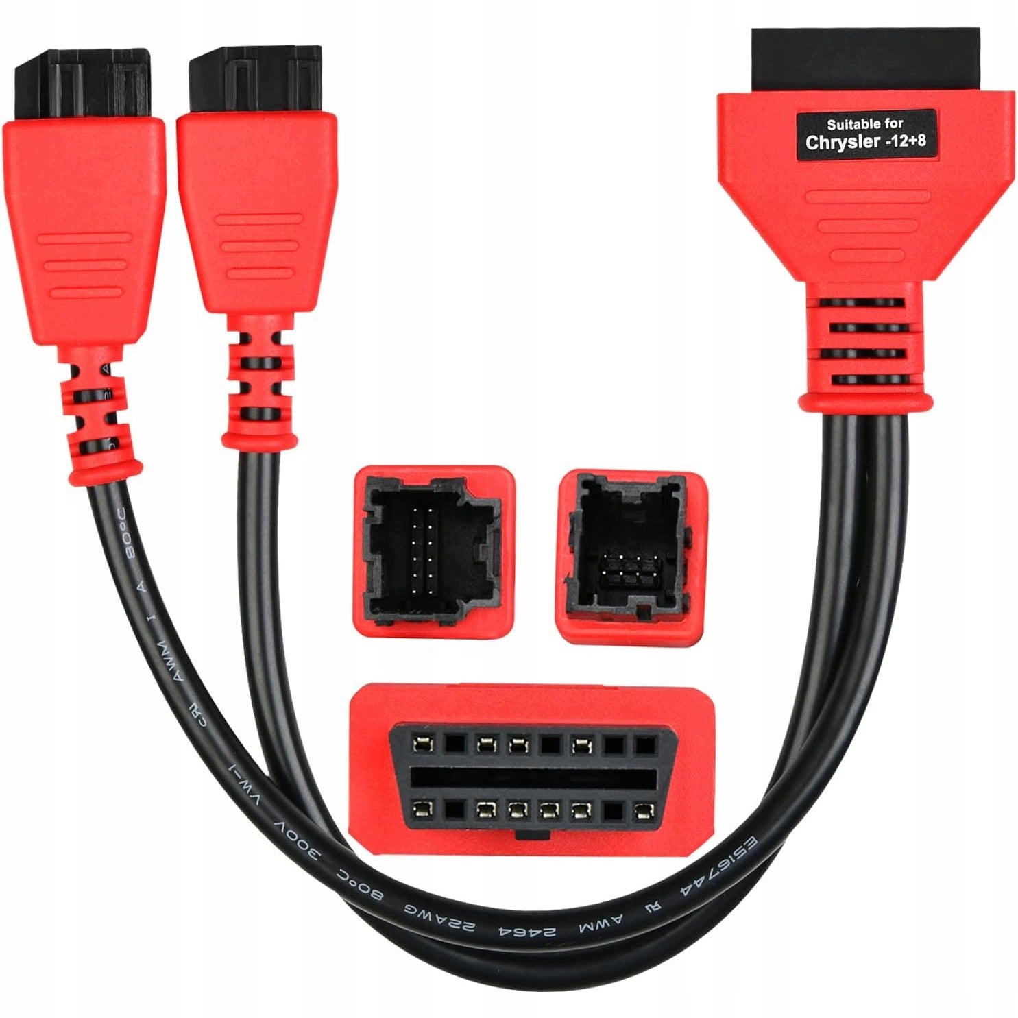 ADAPTER OBD2 SGW BYPASS 12+8 FIAT ALFA ROMEO JEEP CHRYSLER DIAGNOSTICS Brand 1X