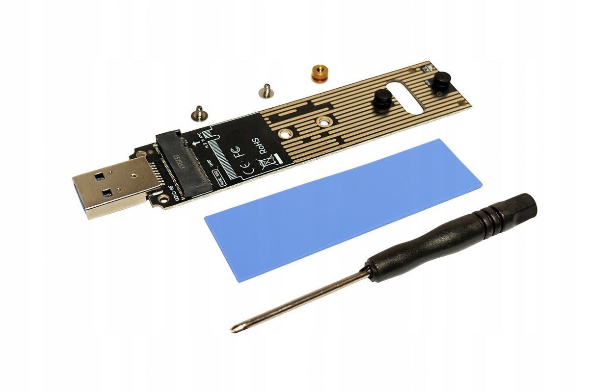 ADAPTER READER USB 3.1 TO DISKS SSD NVME M.2 PCIE SSD TO USB 3.1 10 GBPS Manufacturer code JNIC3261706