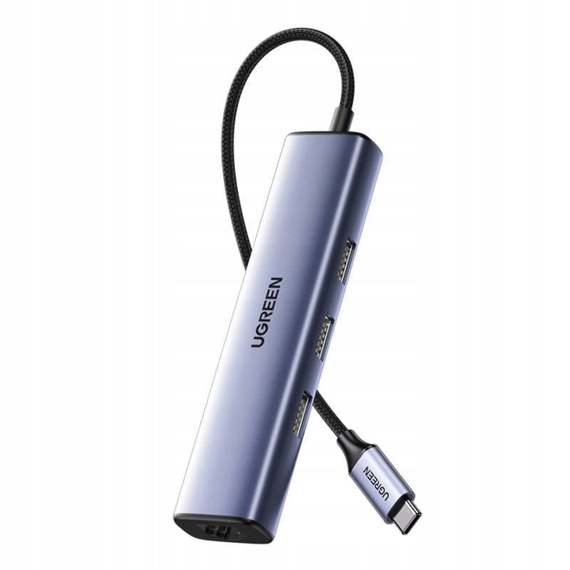 ADAPTER UGREEN CM475 USB-C 3XUSB 3.0 RJ45 USB-C PD Manufacturer Ugreen