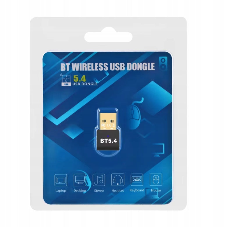 ADAPTER USB 5.4 BLUETOOTH RECEIVER FOR COMPUTER DONGLE EDR +BLE Packaging status original