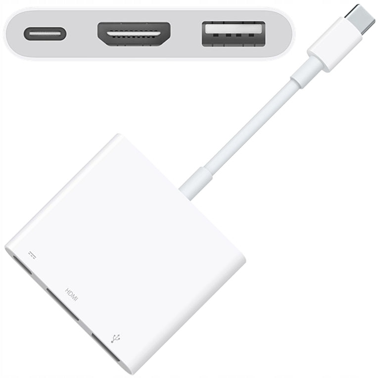 ADAPTER USB-C HDMI HUB 3IN1 USB TYPE C USB FULL HD MHL 4K
