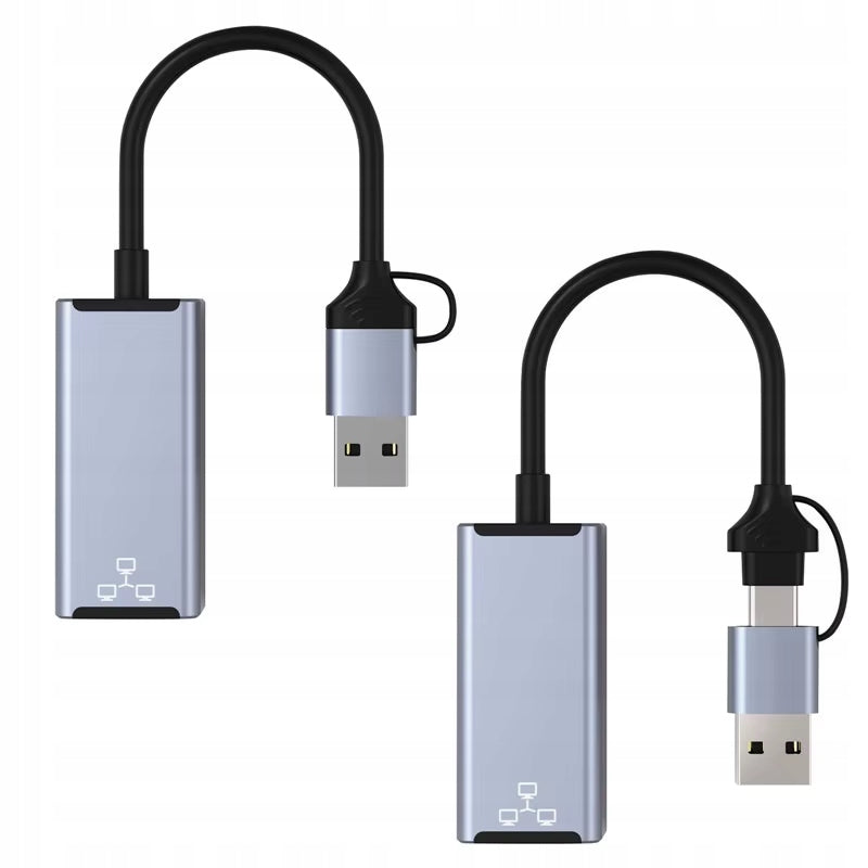 ADAPTER USB-C USB-A RJ45 ETHERNET ADAPTER LAN GIGABIT NETWORK CARD Manufacturer Trendnet