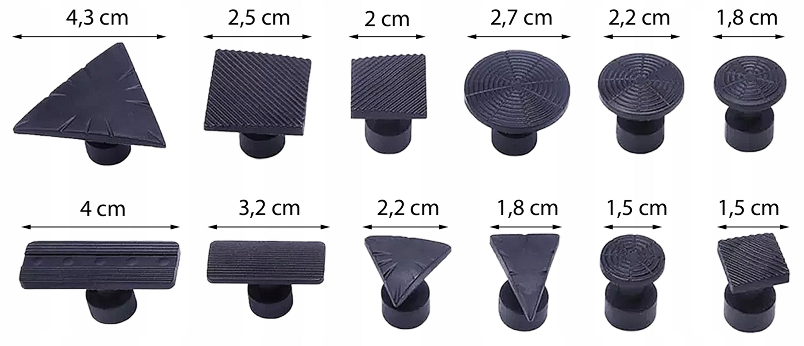 ADAPTERS FOR REMOVING DENTS ON THE BODY OF THE MUSHROOM TIP STRONG Brand Super PDR