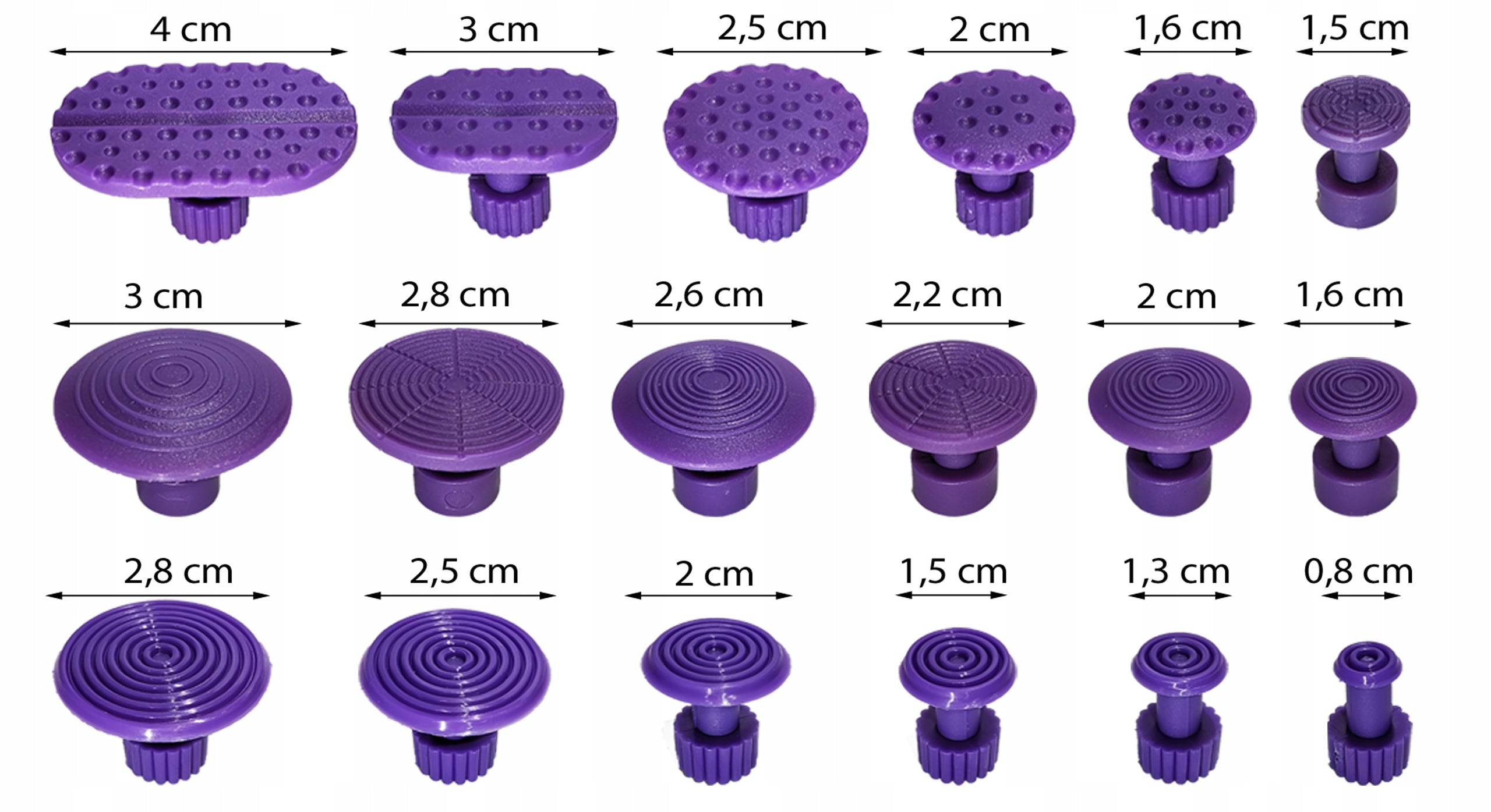 ADAPTERS FOR REMOVING DENTS ON THE BODY OF THE MUSHROOM TIP STRONG Manufacturer code MPT-D001XR7
